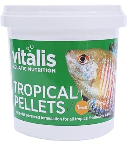 Pisces Pros Shrimp Pellets Fish Food - 9.5 Ounce Fast Sinking Formula