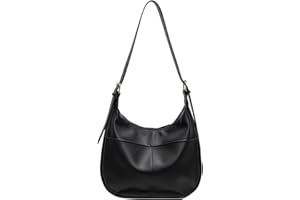 KESUDE Umhängetasche Damen Mittelgroß, PU Leder Schultertasche Handtasche Vintage Beuteltasche Tote Bag Tragetasche Hobo Große Kapazität mit Reißverschluss für Schule Büro Arbeit Uni