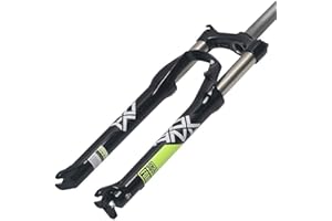 ZLYJ Mountain Bike Forcella Anteriore Bicicletta MTB Forcella Bicicletta Forcella Sospensione Forcella Ad Aria 26/27.5/29 Pollici in Lega di Alluminio Ammortizzatore Forcella A Molla A,27.5inch