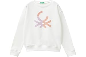 United Colors of Benetton Felpa con Cappuccio Bambine e Ragazze