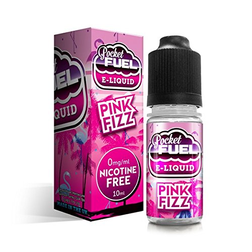 Pink Fizz SUB OHM Max VG E Liquid 10ml Bottle - Pocket Fuel - Zero Nicotine 0mg (3)