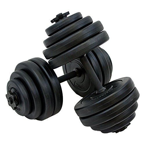 Hantelbank & (Kurz-, Lang- & Curlhantel) Set 4 in 1 - 6