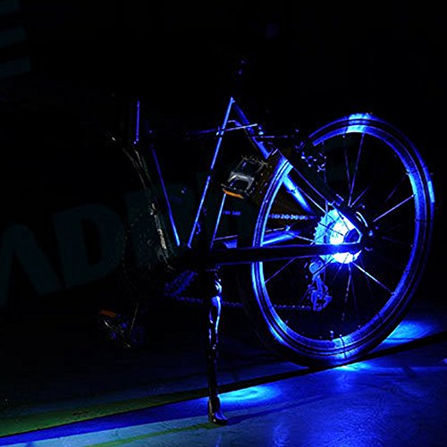 nuoyo Licht, 8 LED, die Sicherheit, wenn Drive nachts, schützen und Dekorieren Räder, Blu-ray - 7