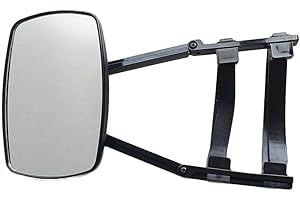 ‎ASUDARO Wohnwagenspiegel, Asudaro Außenspiegel für Wohnmobile Universal Wohnwagenspiegel Erweiterung Caravanspiegel Zusatzspiegel für Wohnwagen, Universalspiegel,Schwarz