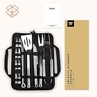 Grillbesteck Set TaoTronics Edelstahl Profi 18-teilig BBQ Tools, Garten Barbecue Grill Zubehör – Bild 6