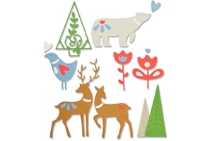 Sizzix Troquel Sizzix Thinlits Die Set 10 piezas - Elementos Navideños