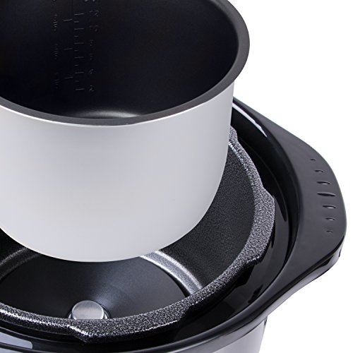 TZS First Austria – 1000W Elektro Schnellkochtopf 8 Auto Progrogramme 6L Topf Multikocher Reiskocher / Warmhaltefunktion, Dampfgarer Kochtopf / Multicooker Multivarka - 4