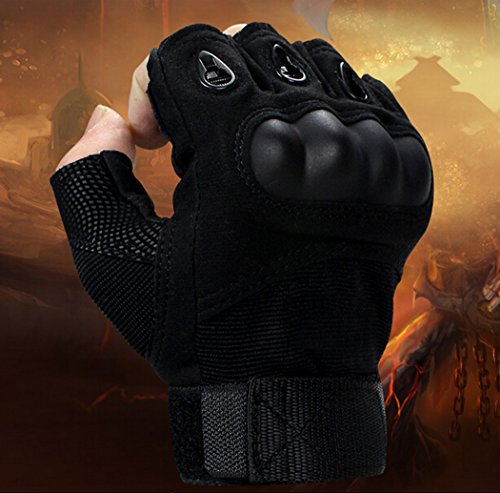 Fingerlose Handschuhe, Coofit Fitness Handschuhe Sporthandschuhe Herren Handschuhe Motorrad Handschuhe Tactical Gloves - 7