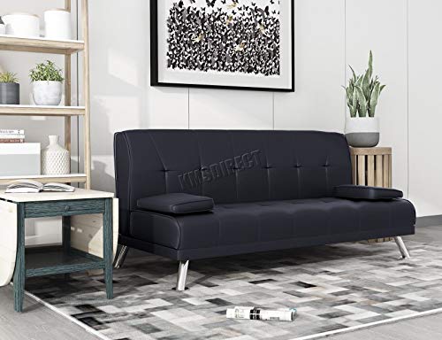 Westwood Faux Leather Chunky Sofa Bed Recliner 3 Seater Modern