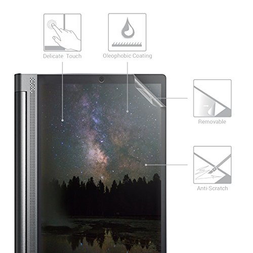 2x kwmobile Folie matt für Lenovo Yoga Tab 3 Plus Displayschutzfolie – Schutzfolie Anti-Fingerabdruck Displayschutz Displayfolie entspiegelt - 2