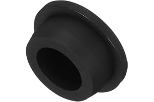QUARKZMAN högtemperatur-silikonplugg diameter 27 mm/1,06 tum T-formad massiv gummiplugg hålplugg vattentät tätningsplugg svart (OD 34 mm/1,34 tum)