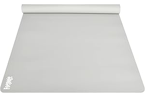 Foepoge Extra Grandes 80 x 60 cm Tapete de Silicona para Resina Epoxi Transparente Manualidades/Epoxy Resin Kit, Estera de Silicona para Llaveros, Cristales, Madera, Bisuteria Manualidades,Gris