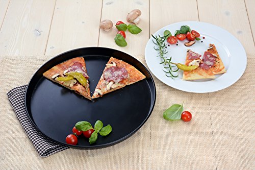 GRÄWE Pizzablech Backblech rund Ø 32 cm (innen 31 cm) mit Keramikbeschichtung - 2