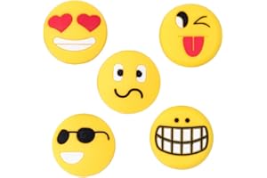 Tokaneit Amortisseur Raquette Tennis,Amortisseur de Raquette,Amortisseur de Raquette de Tennis en Silicone,Amortisseurs de Tennis,Ensemble D'amortisseurs de Raquette de Tennis 5 Pièces