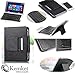 Produktbild kemket Bluetooth-Tastatur Fall, 17,8 cm Tablet Portfolio Leder Case [mit abnehmbarer Bluetooth-Tastatur] Smart faltbar Cover für Samsung Galaxy Note 8.0/Tab 2 7.0/Tab 3 7.0/Tab 4 7.0/Tab 3 Lite 7/Tab 3 8.0/Tab 4 8.0/Tab Pro 8.4 /Tab S 8.4/Acer A1–810/W3–810/ipad mini/Neue iPad Mini Retina Display/Asus Memo Pad HD 7/Dell Venue 8 Pro/Nexus 7/Nexus 7 HD/17,8–20,3 cm Tablets/Unterstützt Android/iOS/Windows