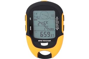 ALOMEJOR Récepteur de Navigation GPS Baromètre Altimètre Numérique Rechargeable USB Portable pour Les Activités de Plein Air Nocturnes