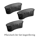 Pflanzkorb 3er Set bogenförmig Pflanzhilfe Wasserpflanzen