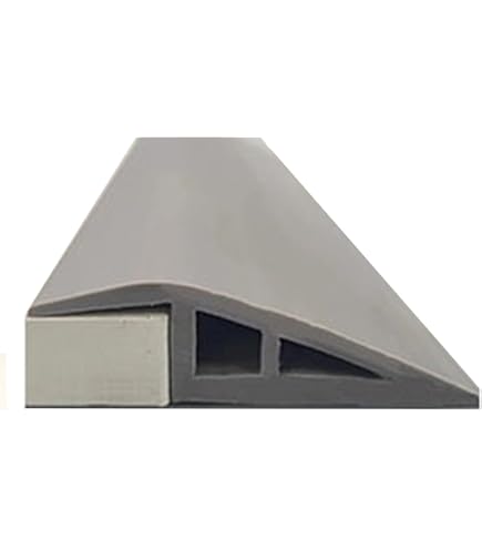 HOMEWELL - Soglia Porta (PMR) Con Guarnizione, Laccato Bianco, 1,95 M