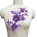 Produktbild Lace Applique Stickerei DIY Aufkleber Stickerei Handmade Nähen Pailletten für Spitze Blume Zubehör DIY Aufkleber für Party  Zeremonie, Hochzeitskleid