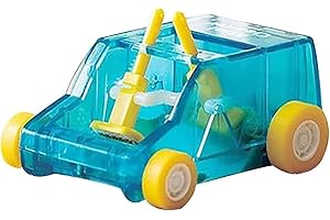CLDAISY Blue Transparent Desktop Mini Cleaner and Dust Sweep, Car Table Dust Cleaning Trolley Keyboard Confetti Pencil Eraser Dust Sweeper Deft Processed