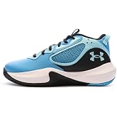 Under Armour UA GS Lockdown 6 Basketbol Ayakkabısı, 3.5, 3025617-401, Mavi, Erkek &ccedil;ocuk