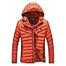 Produktbild Reißverschluss Daunenjacke Herren Ultra Light Daunen Jacke Steppjacke mit Kapuze Outdoor Funktionsjacke Wärmejacke Strickjacke Parka