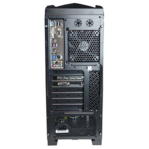 nitropc – PC Gamer GX (CPU INTEL CORE i7 7700: 4/8 x 4,20 GHz, T. Grafikkarte NVIDIA GeForce GTX 1060 6 GB, HDD 1 TB, RAM 16 GB + WINDOWS 10 * 64 Bit) PC Gamer, Gaming PC, Computer für PC Spiele, für Spiele 32GB, 2TB, W10, GTX 1080 - 2