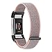 Produktbild Liqiqi Armband für Fitbit Charge 2 Watch, klein, Ersatzarmband aus Nylon, Schnellverschluss, Sportarmband für Fitbit Charge 2 Smart Watch Rose