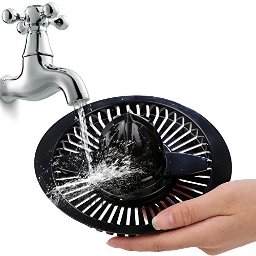 Homdox Zitruspresse Elektrisch Edelstahl Citruspresse Saftpresse Tropf-Stop-Funktion Schwarz 85 Watt für Orangen Grapefruits Limetten Zitronen - 5