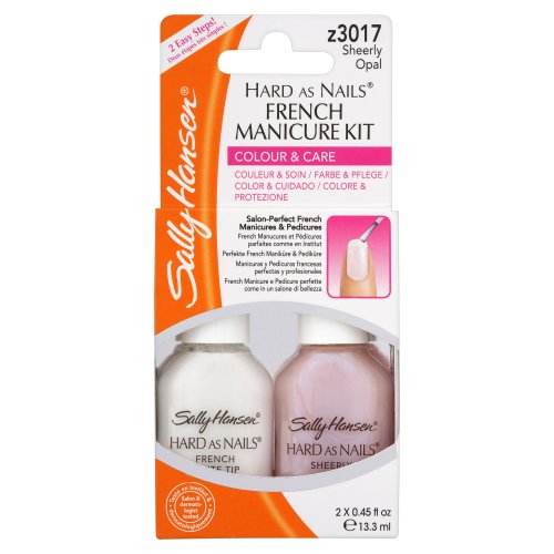 Sally Hansen Hard as Nails French Manicure Kit, Sheerly Opal