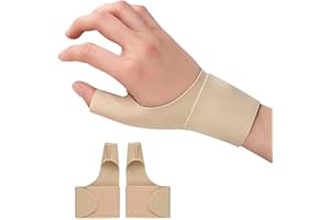 Ceihwa 2pcs Attelle Pouce Poignet Gauche Droit Orthèse Pouce Souple Tendinite Gants de Soutien du Pouce élastique Support de Poignet de Compression Arthritique Gant de Compression Pouce Arthrose