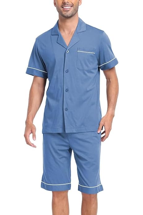 Pigiama Donna 100% Cotone Due Pezzi - Con Pantaloni Lunghi E Maniche Lunghe - Foto 13