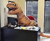 AUFBLASBAR Dinosaurier T-REX© ERWACHSENE Kostüm Jurassic Park Blowup Party carryme -