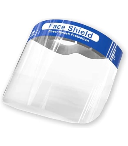 Visiera Protettiva Professionale Con Rete E Regolazione | Schermo In Policarbonato Per Lavori - Foto 9