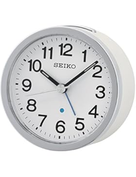 Seiko Unisex Wecker Analog Kunststoff weiß QHE138W