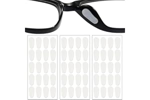 LINYIJOY 30 Paar Silikon Nasenpad, 1.0mm Nasenpads brille selbstklebend Rutschfeste Selbstklebende Nasenpads, Antirutsch Klebend Pad Selbstklebende Dünne Rutschfeste Nasenpads Brille für Brillen(Transparent)