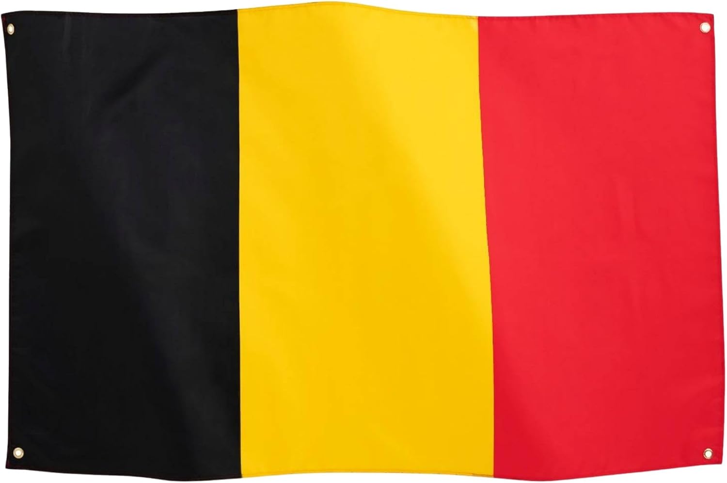 Runesol Drapeau Belgique 3x5, 91x152cm, Drapeau De La Belgique 4 Œillets, Œillet En Laiton Dans Chaque Coin, Bannière Belge, Drapeaux De Qualité Supérieure, Imperméable