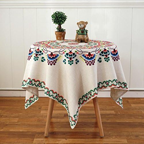Casual Dining Essentials Oblong Tablecloth Linen Place Settings tablecover for coffee table dining table wedding party , 1 , 85*85cm