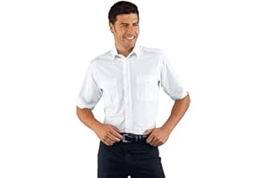 ATELIER DEL RICAMO Camicia Uomo Pilota Maniche Corte