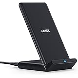 Anker PowerWave 10W Stand Caricabatterie Wireless, compatibile iPhone XR / Xs Max / XS / X / 8/ 8 Plus, ricarica rapida per G