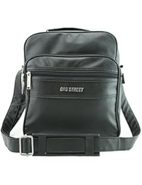 Bag Street Arbeitstasche und Flugbegleiter Hochformat schwarz