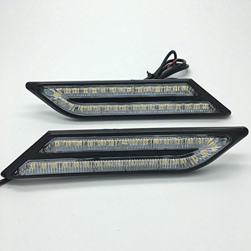 HopeU5® 33-SMD LED Universal Car Red 12V Daytime Running Lights Fog Lamp side steering lights rear brake lights (2 units)