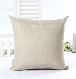 Elviros Geometrisch Dekorativ Baumwoll Leinen Mix Kissenbezug 45 x 45cm - 6