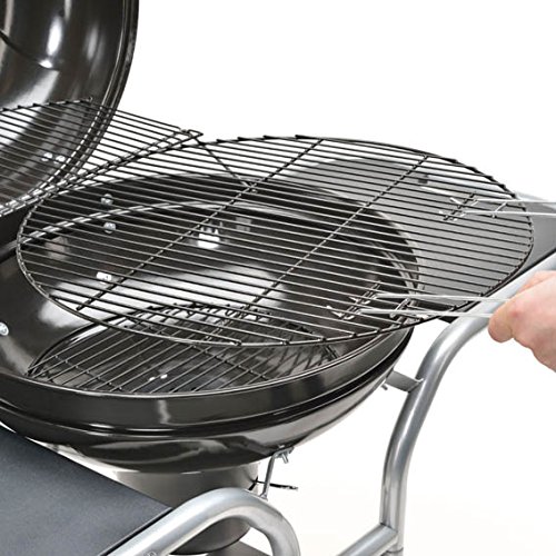 Kugelgrill XXL 57cm Holzkohle-Grill BBQ Standgrill hochwertig mit Deckel und Ablagen - große Grillfläche in schwarz 3 Kugelgrill XXL 57cm Holzkohle-Grill BBQ Standgrill hochwertig mit Deckel und Ablagen - große Grillfläche in schwarz – Bild 3