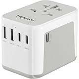 TESSAN Worldwide Travel Adapter, Universal Travel Adapter with 2 USB A and 3 USB C, International Socket Adapter, Travel Plug