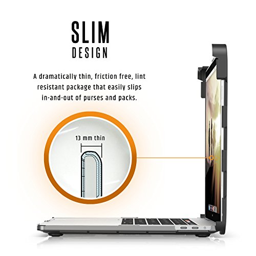 Urban Armor Gear Schutzh  lle f  r das Apple Macbook Pro 15   Late 2016  - transparent  keine Einschr  nkung der Touch Bar   L  ftungsschlitzaussparun