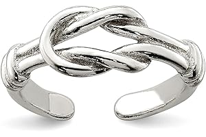 JEWELRYWEB Sterling Silber Liebe Knoten Zehenring