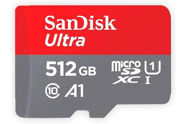 SanDisk Ultra 512GB microSDXC UHS-I, 150MB/s R, Memory Card, 10 Y Warranty, for Smartphones