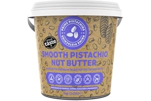 PRIME EARTH FOODS Prime Earth - Smooth Pistachio Nut Butter - 1kg Tub - Award Winning - Free from Added Oils, Salts & Sugars - Coeliac, Keto, Paleo & Vegan Friendly - Produced in Small Batches - Made in the UK