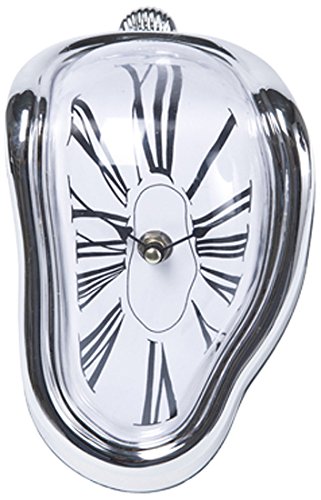 Preisvergleich Produktbild Kare 31089 Tischuhr Flow, silver